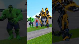 Who is Stronger Spider Man vs Hulk BumbleBee Frieza  Marvel Animation spiderman shorts [upl. by Divaj680]