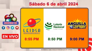 Lotería Nacional LEIDSA y Anguilla Lottery en Vivo 📺│Sábado 6 abril 2024 855 PM [upl. by Molloy]