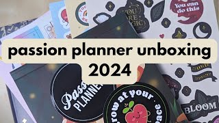 2024 Passion Planner Unboxing  Flip Through [upl. by Otilegna]