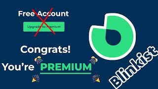 Blinkist Premium Account Free 2023 [upl. by Irot]