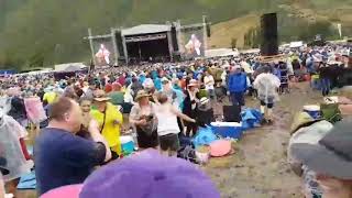 Gibbston Valley concert mud slide [upl. by Batruk]