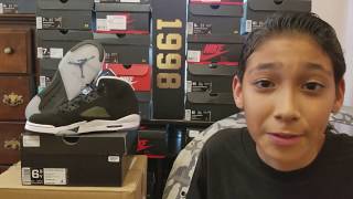 GOAT Shoe App Fail Jordan Retro 5 quotLemon Oreoquot GS Review amp On Feet [upl. by Rizan]