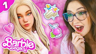 NEW RAGS TO RICHES 💖 Barbie Legacy 1 The Sims 4 [upl. by Tempa]