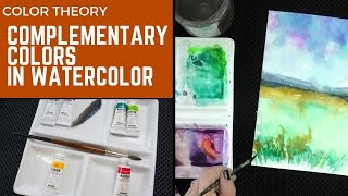 Watercolor Color Theory Workshop Working with Complementary Colors [upl. by Fullerton]