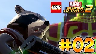 LEGO MARVEL SUPER HEROES 2 GAMEPLAY 100 002 DEUTSCH  ROCKET RACCOON amp GAMORA  EgoWhity [upl. by Kosel]