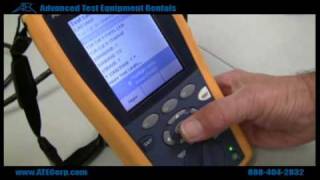 How to Use a Fluke DTX1800 Cable Analyzer [upl. by Mcclary]