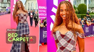 Malia Obamas Stunning Red Carpet Return at Deauville Film Festival Will Leave You Speechless [upl. by Dore805]