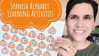 Spanish Alphabet Learning Activities  Pumpkin Theme 🎃 [upl. by Endaira]