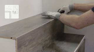 How to install QuickStep wood or laminate on stairs [upl. by Notirb]