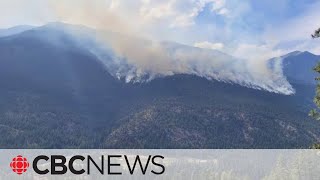 Music festival evacuated near Princeton BC due to wildfire [upl. by Aramenta556]