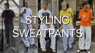 Mens Summer Fashion Trends 2024  Styling Sweatpants  Mens Fashion Style Blog [upl. by Terrilyn]