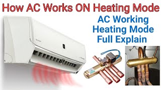 How AC Works ON Heating Mode  Air Conditioner Working Heating Mode Full Explain in UrduHindi [upl. by Ogren946]