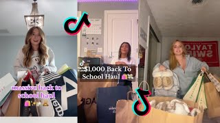 Back To School Haul  TikTok Compilation [upl. by Nelaf]