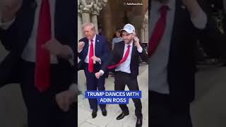 Trump DANCES with Adin Ross 🕺 [upl. by Akihdar135]