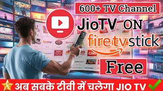 how to downloade Jio TV App for Android TV  Firestick  smart tv  FREE All TV Channel  Hindi [upl. by Leda52]