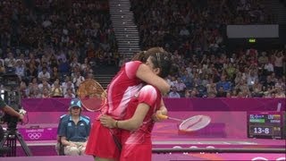 Womens Badminton Doubles  Chinese Taipei v India  London 2012 Olympics [upl. by Eiramlatsyrc]