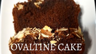 Ovaltine cake  Chocolate Ovaltine Cake  Vegfoodista [upl. by Latreese]