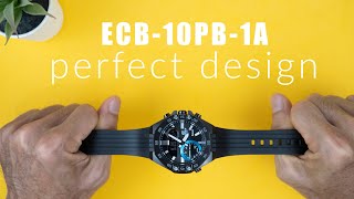 CASIO EDIFICE ECB10PB1A  PERFECT DESIGN [upl. by Nrev]