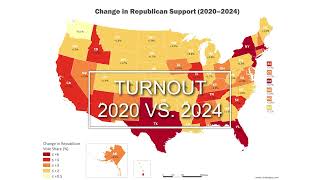 Americas Political Earthquake How the 2024 Election Map Changed [upl. by Selhorst]