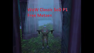 WoWC SoD Phase 1  Free Metzen [upl. by Norra314]