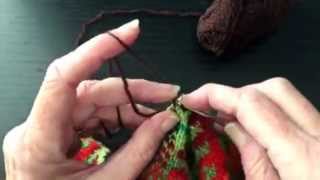 How to Knit  Steeks Preparing and Cutting  Stranded Knitting [upl. by Turmel126]