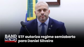 Moraes autoriza que Silveira vá para o semiaberto  BandNewsTV [upl. by Leanatan]