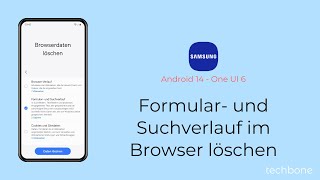 Formular und Suchverlauf im Browser löschen Samsung Internet [upl. by Reckford]