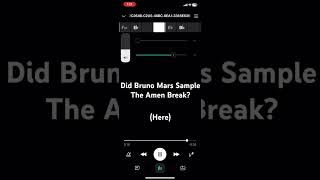 Did Bruno Mars Sample Amen Brother [upl. by Ahsimed]