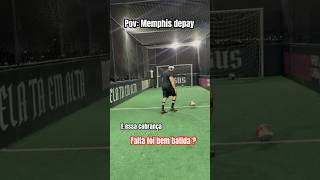 Memphis depay bateu falta memphisdepay corinthains fy shorts futebol fut skills [upl. by Sabella86]