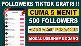 CARA MENAMBAH FOLLOWERS TIKTOK GRATIS  CARA CEPAT MEMPERBANYAK FOLLOWERS TIKTOK GRATIS PERMANEN [upl. by Crysta667]