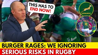 🚨SCHALK BURGER SLAMS RECKLESS CROC ROLLS URGENT CALL FOR PLAYER SAFETY  SPRINGBOKS NEWS [upl. by Olia]