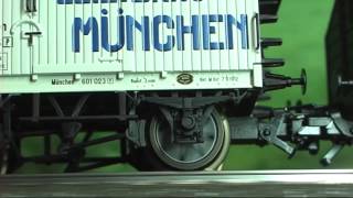 ModellbahnNeuheiten 305 Trix 24114 Set Güterwagen Bayern [upl. by Cattima]