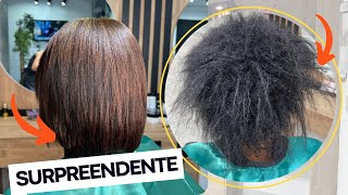 COMO ALISAR BEM UM CABELO CRESPO  A MELHOR PROGRESSIVA SEM FORMOL PARA CABELOS AFROS E CRESPOS [upl. by Elacim]