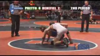 2006 Illinois State Tournament  Benefiel vs Pretto [upl. by Llerrahs]