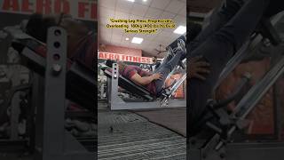 Crushing Leg Press Progressively Overloading 180kg 400 lbs to Build Serious Strength [upl. by Ahseinaj]