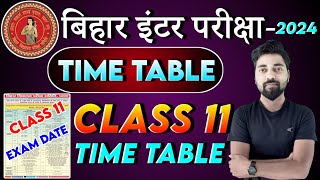 आ गया फाइनल डेट Bihar board class 11 final exam date Bihar Board Class 11th Final Exam Date 2024 [upl. by Ehsiom140]