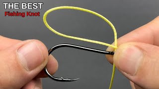 The Simplest but Strongest Fishing Knot Ever  100 Trust👍 Best for Hooks [upl. by Elocim664]