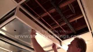 How To Install A Suspended Ceiling Building Advanced Ceiling Drops [upl. by Lundquist397]