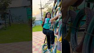 Climbing Race mein kon jeetega  🏆😎 priyalkukreja shorts ytshorts [upl. by Haizek]