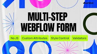 WEBFLOW CLONEABLE Multi Step Form [upl. by Tnahsarp]