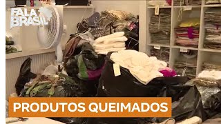 Incêndio em shopping do Brás causa prejuízos a lojistas e interrompe vendas de fim de ano [upl. by Anahahs762]