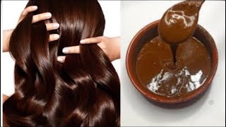 Natural brown dye covers gray hair effectively Natural keratin henna aloe vera 4k [upl. by Ansaev720]