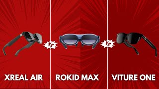 XREAL Air 2 Pro vs Rokid Max vs Viture One XR  AR Glasses Showdown [upl. by Lerim]