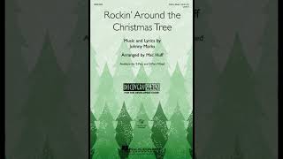 Rockin Around the Christmas Tree Accompaniment Track  arr by Mac Huff preview choraltracks [upl. by Nauq]