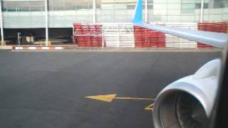 Thomson Airways Pushback and Engine Start Birmingham Airport [upl. by Inasah176]