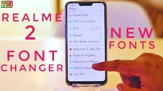 Realme 2 Font Changer  Change Fonts in Realme 2 [upl. by Wernick]