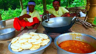 NAAN PARATHA amp DUM Recipe  Village Style Naan Rooti amp Potato Curry Recipe  Village Cooking [upl. by Amilah]