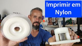 como imprimir em nylon com impressora 3d simples [upl. by Croom509]