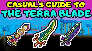 TERRARIA TERRABLADE GUIDE Terraria Sword Guide 2020 How to craft the Terraria Terra Sword  Blade [upl. by Sherwynd]