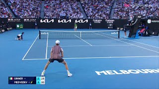 Australian Open 2024 Final 🏆  Jannik Sinner vs Daniil Medvedev HIGHLIGHTS 🔴 [upl. by Corrine]